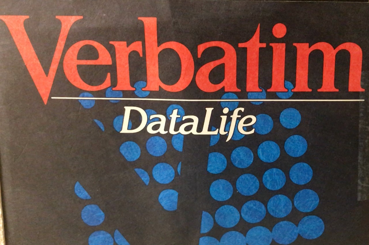 Archaisms, like this old Verbatim Datalife CD, reflected outdated language practices